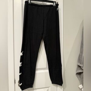 PINK Victoria's Secret Black Joggers
